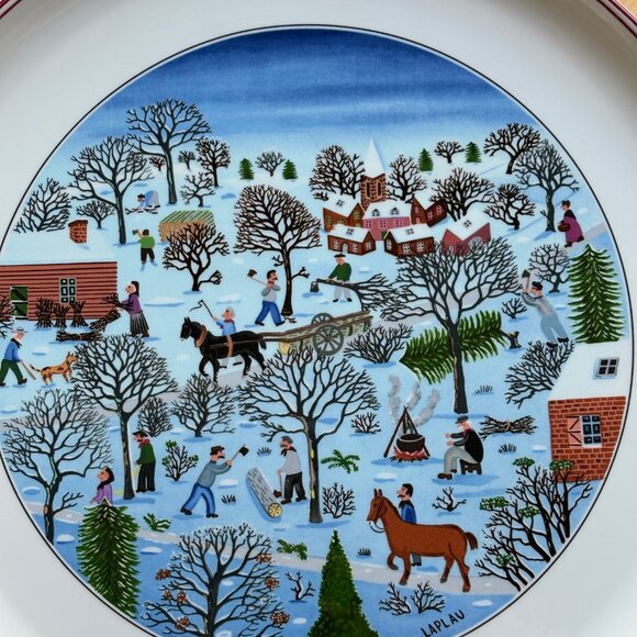 Villeroy & Bosh Naif Christmas Serving Platter Porcelain from Luxembourg - Picture 6 of 8